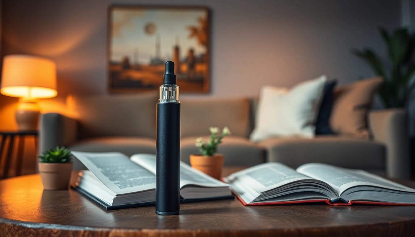 Find where to buy dmt with a DMT vape pen showcased in a cozy living room setting.