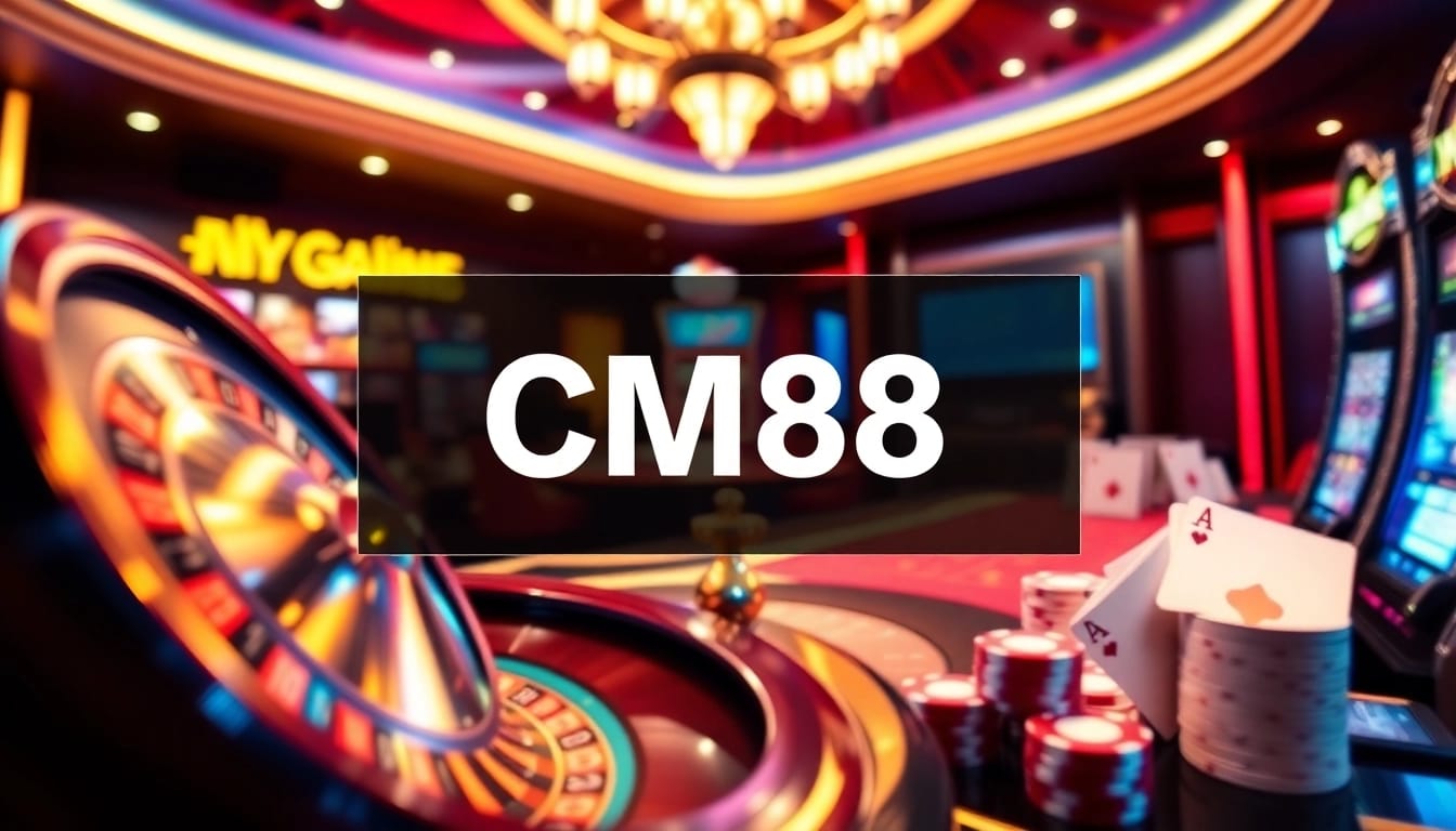 CM88 online casino featuring vibrant tables and thrilling gameplay moments.