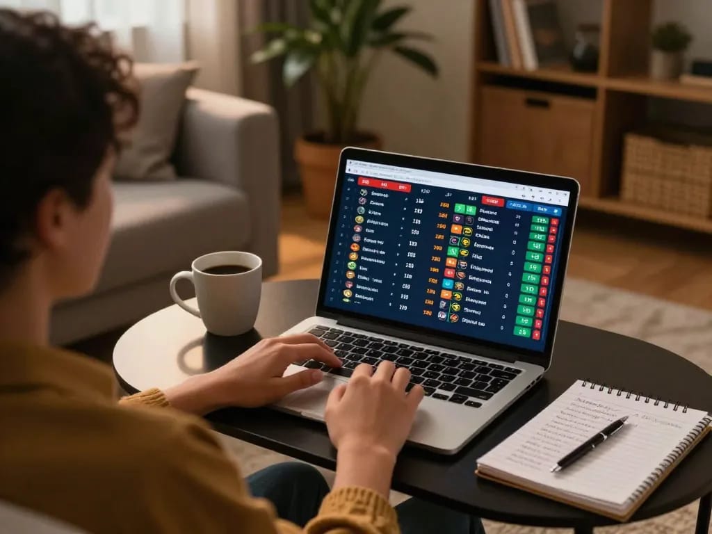 Engaged in online sports betting at home using https://va88.ceo/ for live odds and strategies.