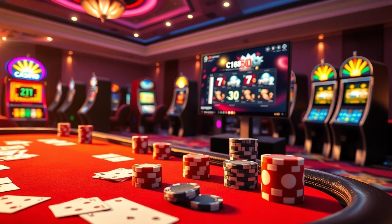 C168 đăng nhập to an exciting online casino with vibrant tables and dynamic gaming interface.
