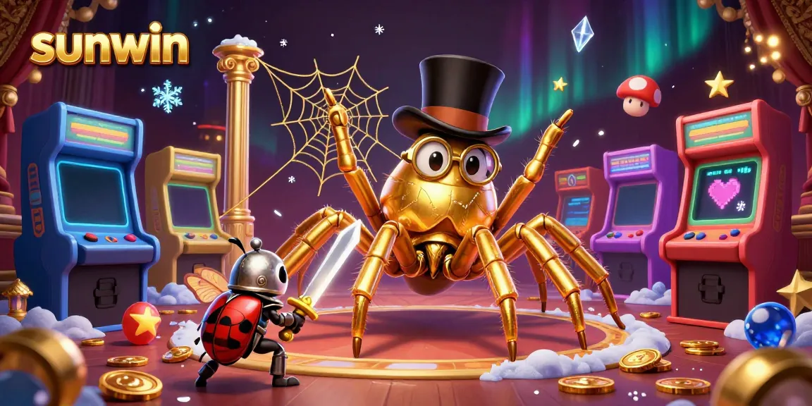 Engage in thrilling gameplay at Sunwin with colorful arcade machines and captivating characters.