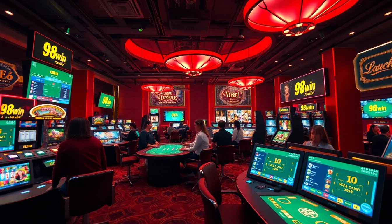 Experience the thrill of 98win, the leading online casino with exciting games and vibrant atmosphere.