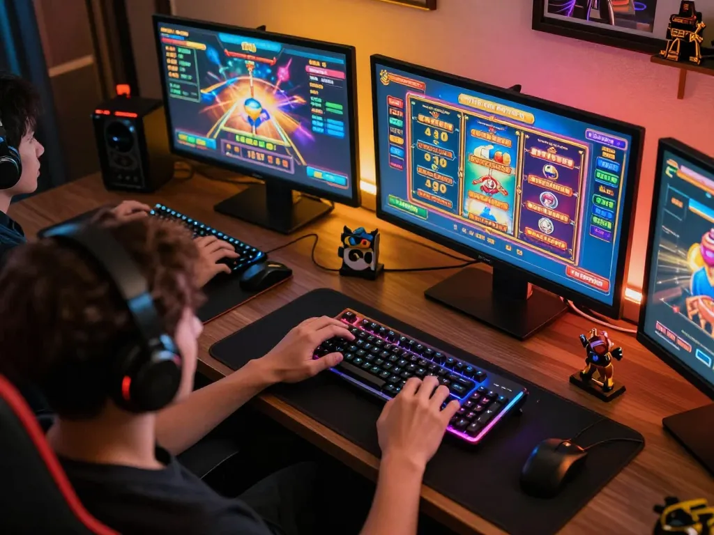 Player enjoying thrilling games on TR88, showcasing dynamic online casino action.