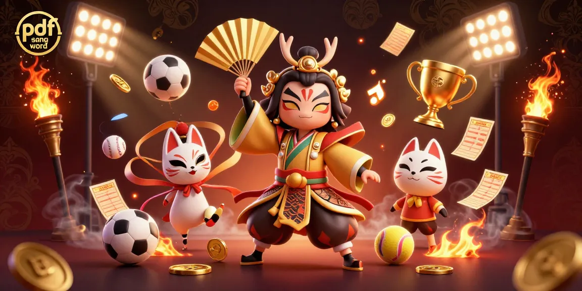 Bet big with pdf sang word in this vibrant, engaging 3D casino-themed illustration.