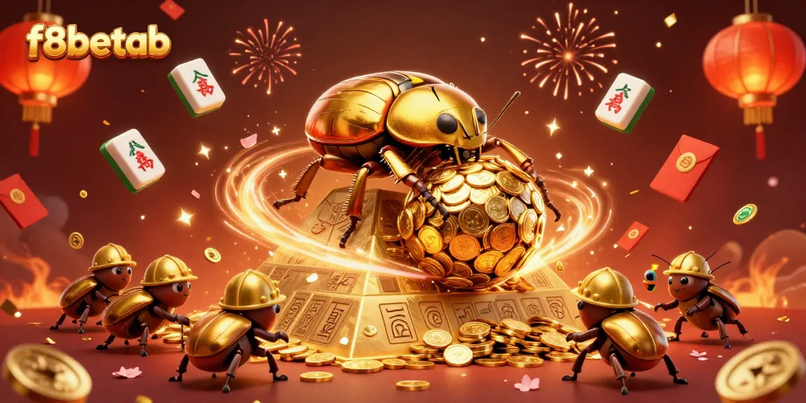 Experience thrilling wins with f8betab's golden casino adventure featuring vibrant symbols and dynamic elements.