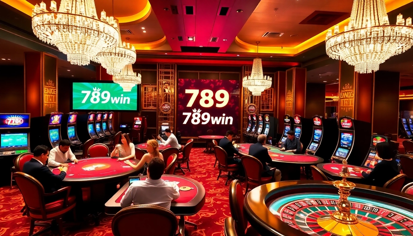 Experience the excitement of betting and winning at 789win casino with vibrant gaming atmosphere.