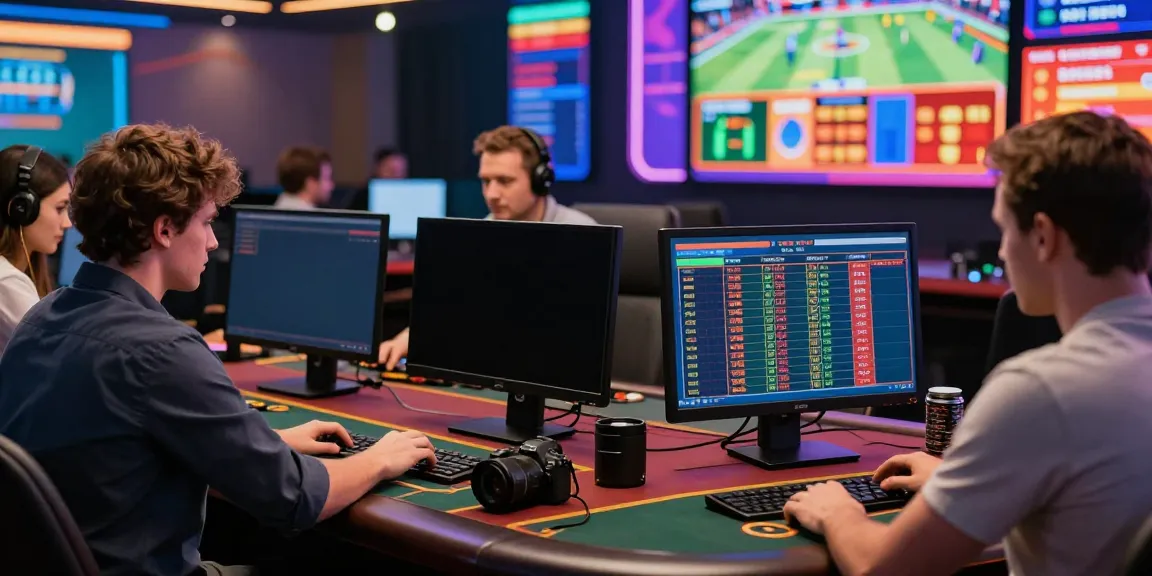 Exciting online gambling atmosphere at https://fabet.com.mx/ with diverse players engaged in live betting.