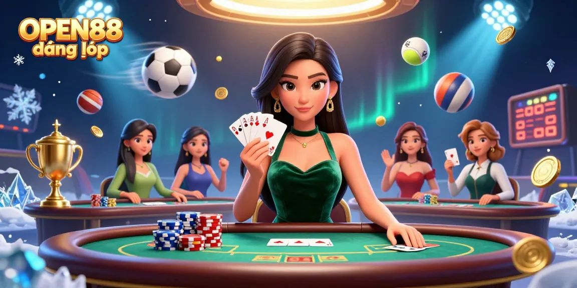 Engage with OPEN88 đăng nhập for thrilling poker action at a luxury casino.