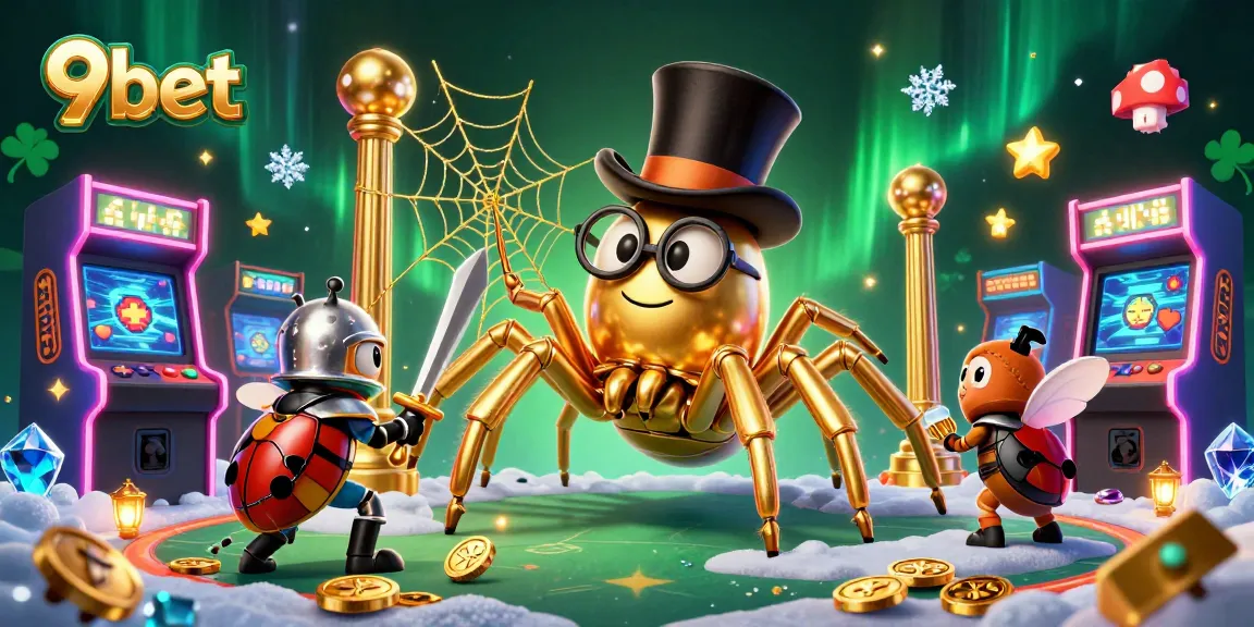 Experience thrilling gameplay at 9bet with a captivating 3D animated casino scene.