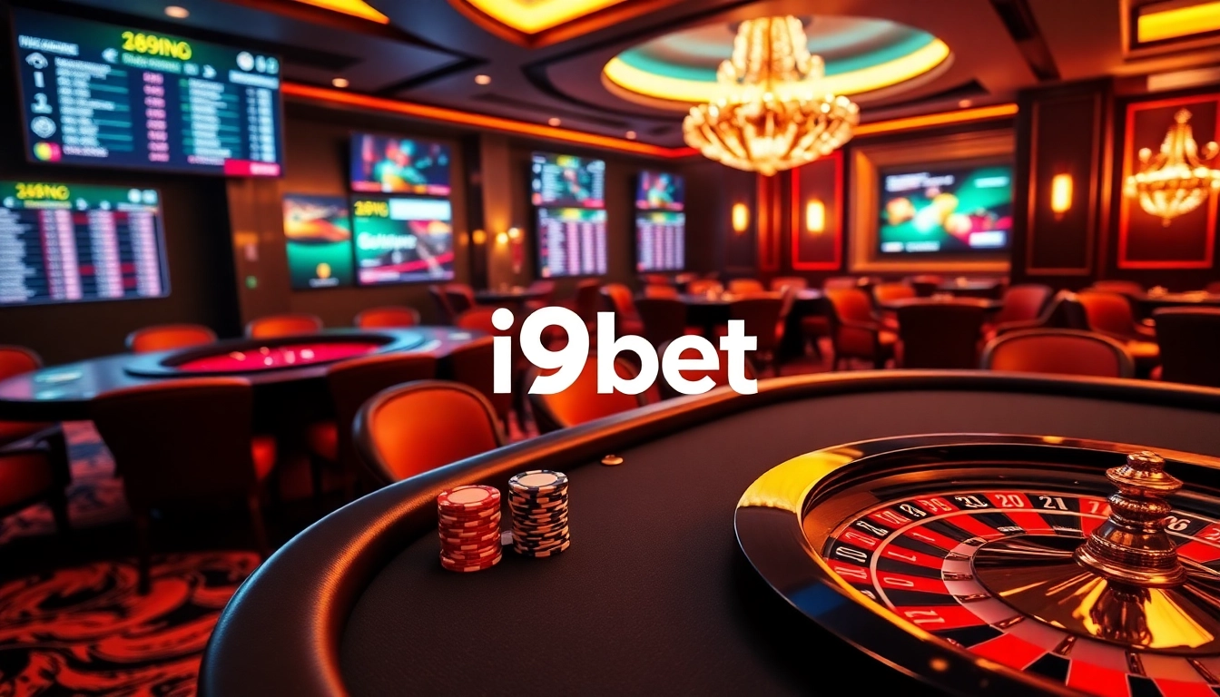 Experience thrilling gameplay at i9bet's polished casino tables and dynamic betting interfaces.
